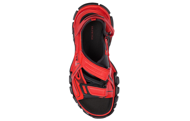 Balenciaga Track Sandal 'Red Black' 圖 6