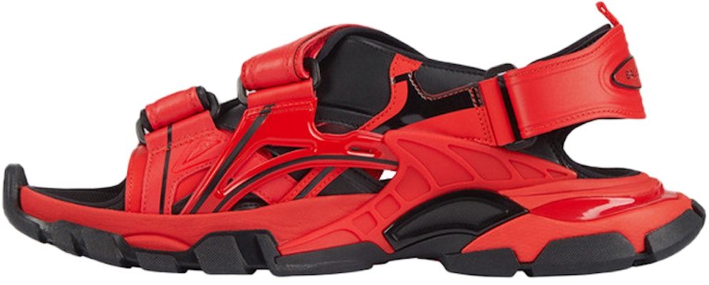 Balenciaga Track Sandal 'Red Black' 617542W2FH16010 Buy Balenciaga Track Sandal 'Red Black' 617542W2FH16010