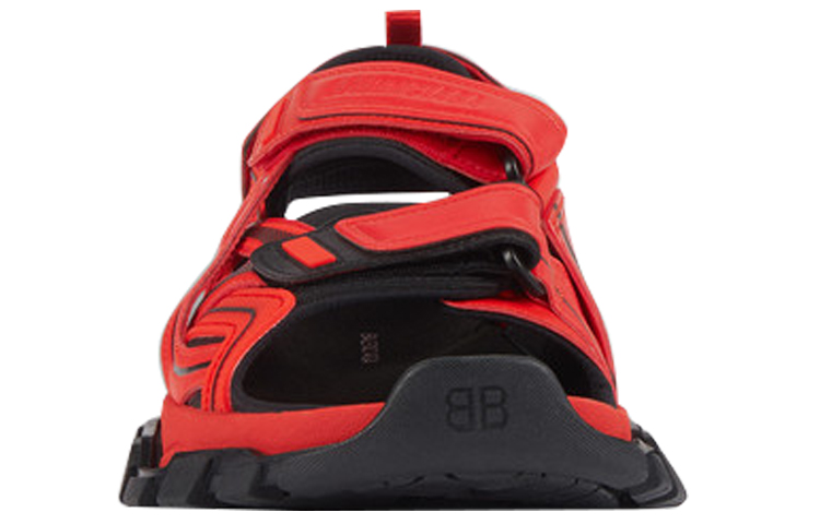 Shop Balenciaga Track Sandal 'Merah Hitam' 617542W2FH16010