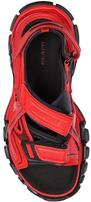 Balenciaga Track Sandal 'Red Black' 617542W2FH16010 Details for Balenciaga Track Sandal 'Red Black' 617542W2FH16010
