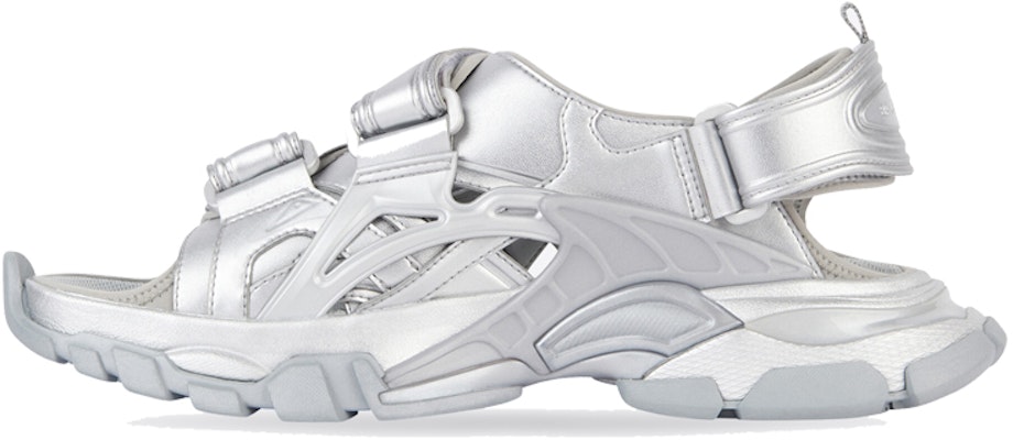 Balenciaga Track Sandal 'Perak Metalik' 617542-W2FS6-8100 Buy Balenciaga Track Sandal 'Perak Metalik' 617542-W2FS6-8100