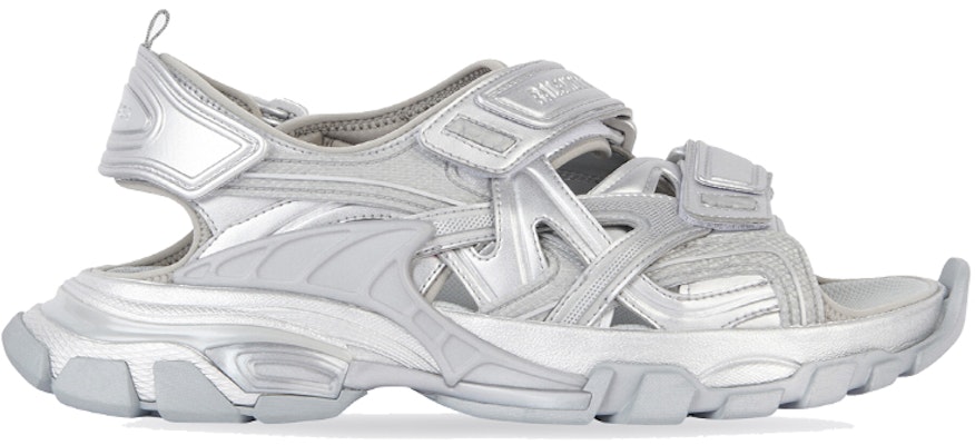 Balenciaga Track Sandal 'Perak Metalik' 617542-W2FS6-8100 Order Balenciaga Track Sandal 'Perak Metalik' 617542-W2FS6-8100