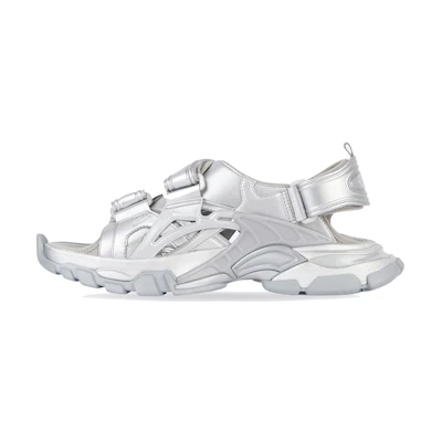 Balenciaga Track Sandal 'Silver Metallic'
