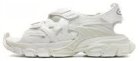 Balenciaga Track Sandal 'Triple White' 617542-W2CC1-9000 Balenciaga Track Sandal 'Triple White' 617542-W2CC1-9000