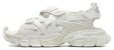 Balenciaga Track Sandal 'Triple White' - Putih Serba Track Sandal 617542W2CC19000