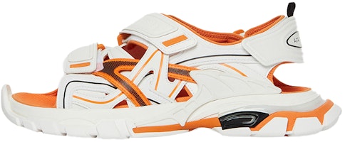 Balenciaga Track Sandals White/Orange 617542W2FH19059 Balenciaga Track Sandals White/Orange 617542W2FH19059