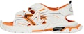 Sandal Balenciaga Track Putih/Jingga 617542W2FH19059