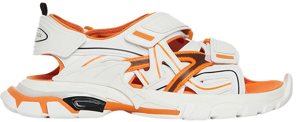 Balenciaga Track Sandals White/Orange 617542W2FH19059 Order Balenciaga Track Sandals White/Orange 617542W2FH19059