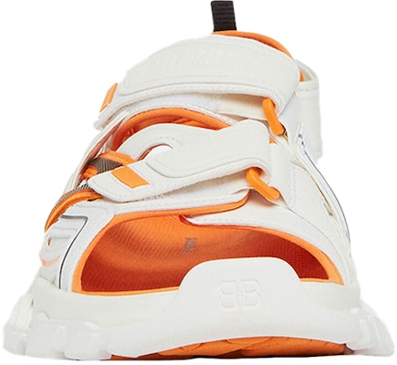 Balenciaga Track Sandals White/Orange 617542W2FH19059 Lookbook Balenciaga Track Sandals White/Orange 617542W2FH19059