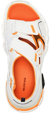 Balenciaga Track Sandals White/Orange 617542W2FH19059 Shop Balenciaga Track Sandals White/Orange 617542W2FH19059