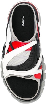 Balenciaga Track Slide Sandal 'Hitam Kelabu Merah' 618083-W2FL1-1560 Purchase Balenciaga Track Slide Sandal 'Hitam Kelabu Merah' 618083-W2FL1-1560