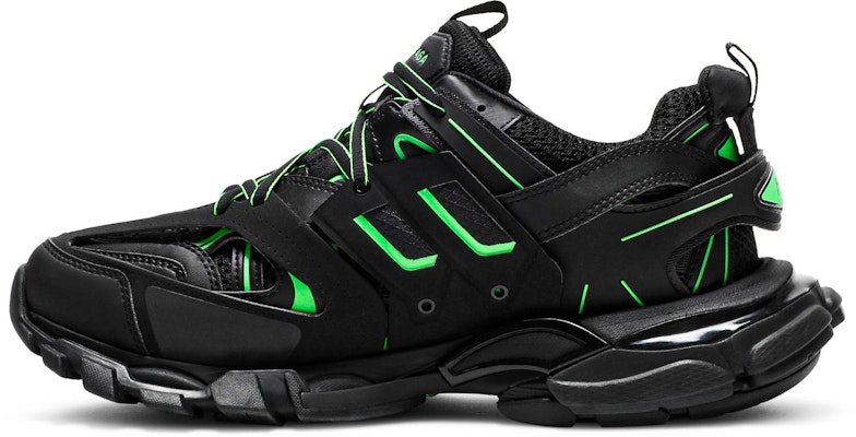 Balenciaga track sneakers black online and green