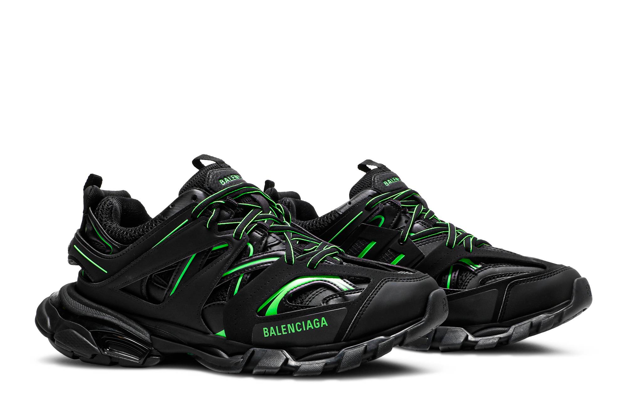 Cheap Zapatillas Balenciaga Track 'Negro Verde' 542023W3AC21035