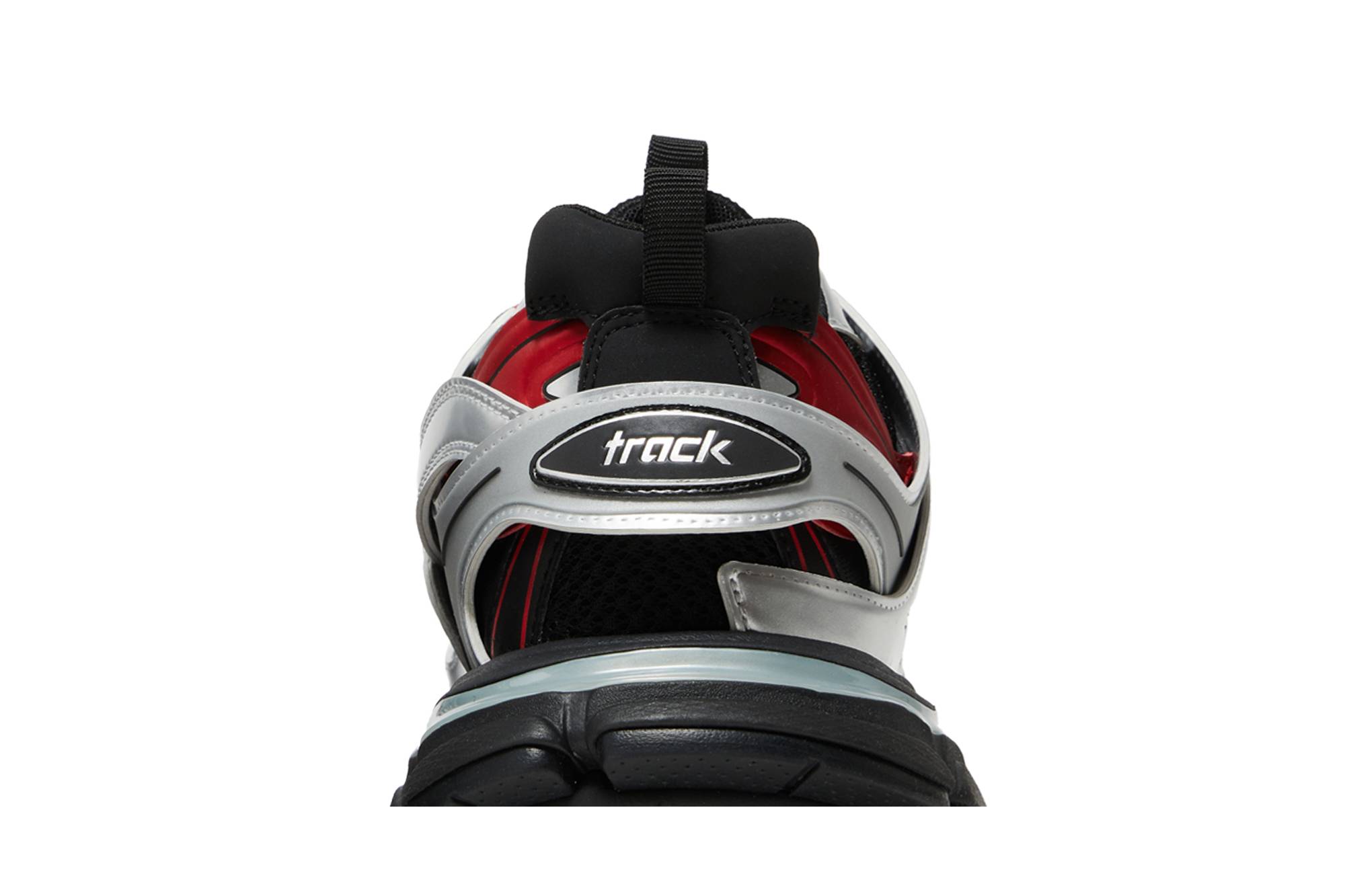 Sizing 巴黎世家黑红银复古跑鞋 542023-W2FSA-1169