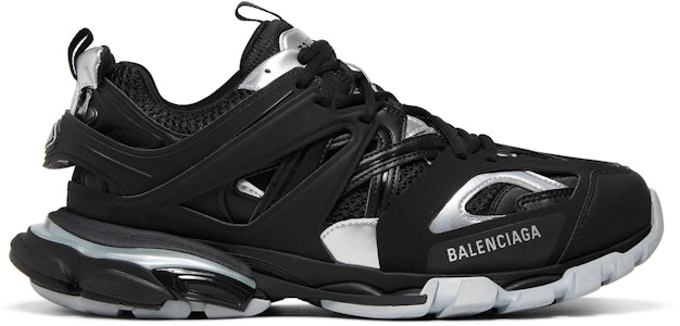 Balenciaga巴黎世家 Track 1.0 網布 低筒繫帶 老爹鞋 男款 黑銀色 Buy Balenciaga巴黎世家 Track 1.0 網布 低筒繫帶 老爹鞋 男款 黑銀色