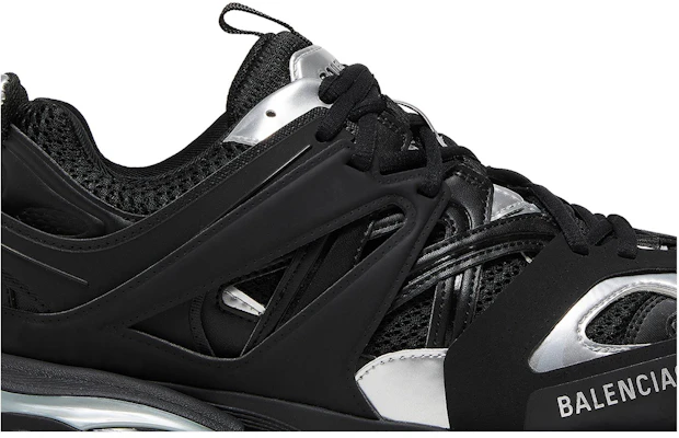 Balenciaga巴黎世家 Track 1.0 網布 低筒繫帶 老爹鞋 男款 黑銀色 Order Balenciaga巴黎世家 Track 1.0 網布 低筒繫帶 老爹鞋 男款 黑銀色