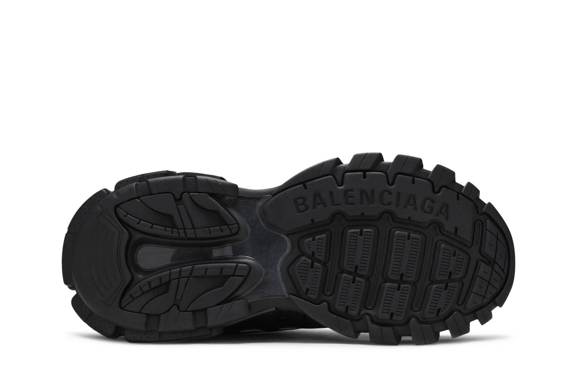 Shop 발렌시아가 트랙 스니커즈 '블랙 화이트' 542023W3AC11090