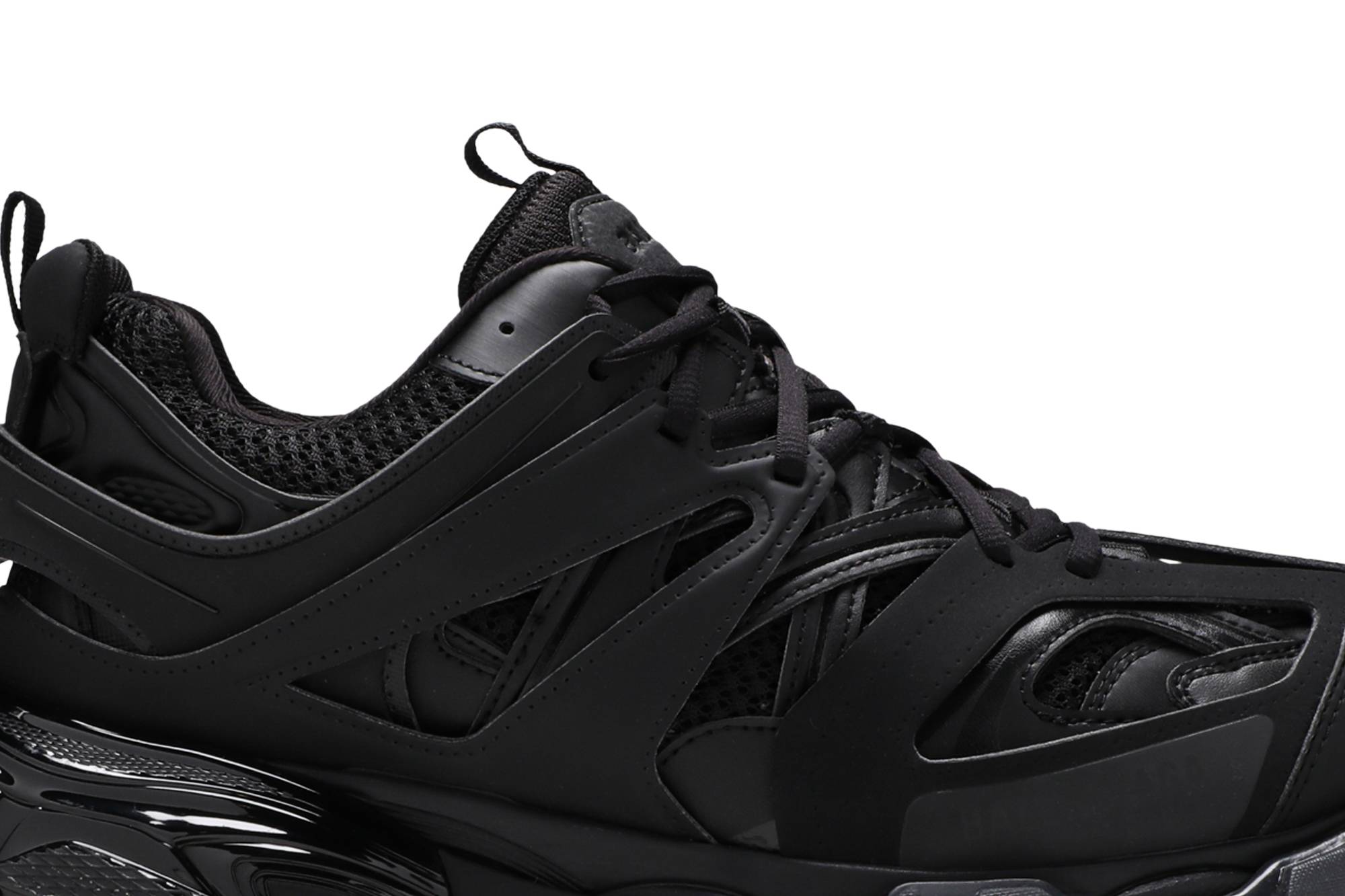 Order 巴黎世家 Track 运动鞋‘透明鞋底 - 黑色’ 647742-W3BM1-1000