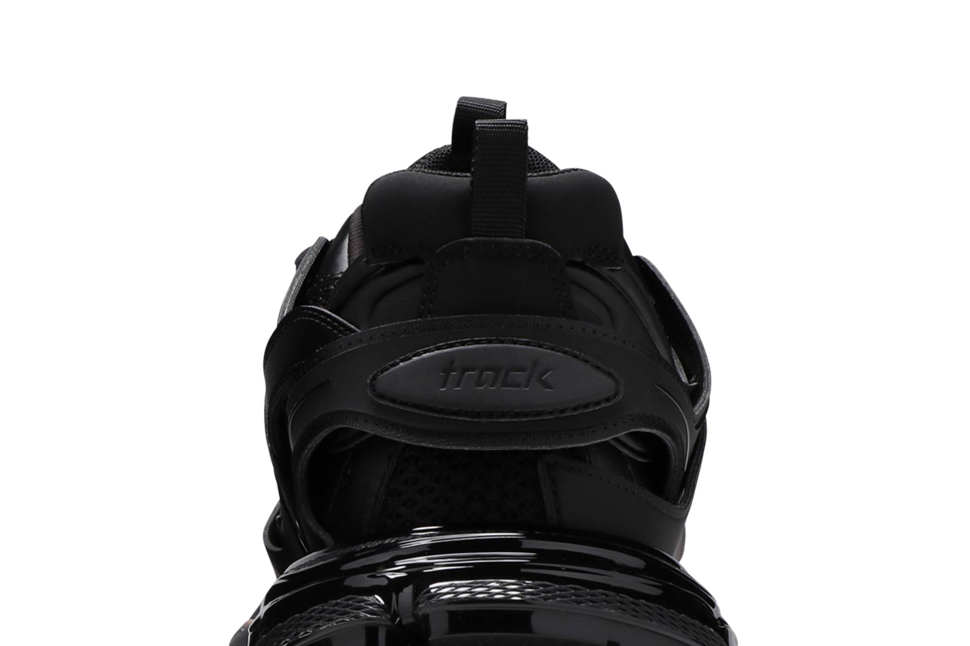 Sizing 巴黎世家 Track 运动鞋‘透明鞋底 - 黑色’ 647742-W3BM1-1000