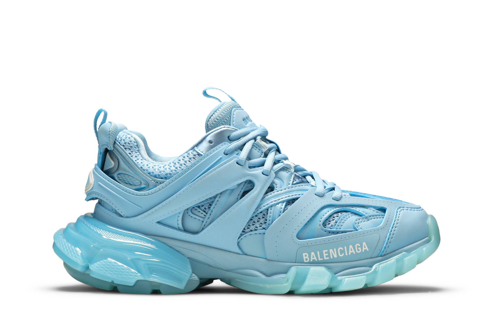 (Women) Balenciaga Track Sneaker 'Clear Sole - Light Blue'  647741-W3BM2-4200