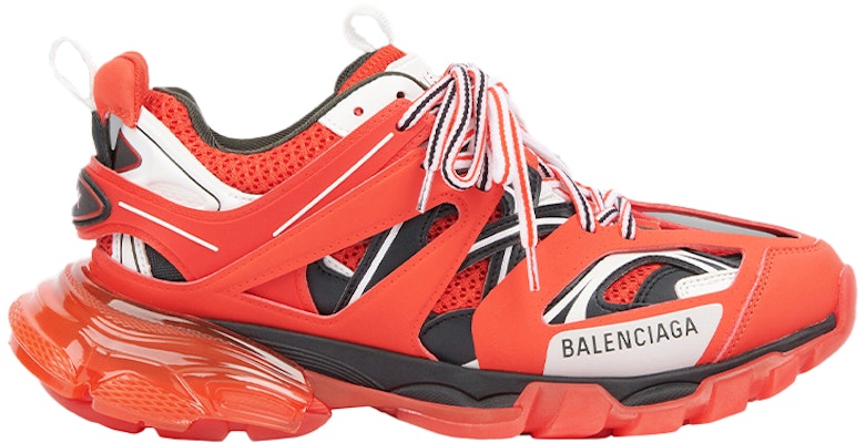 巴黎世家 (Balenciaga) Track 透明鞋底 網布尼龍 低筒厚底老爹鞋 紅 Order 巴黎世家 (Balenciaga) Track 透明鞋底 網布尼龍 低筒厚底老爹鞋 紅