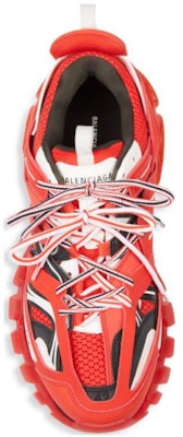 巴黎世家 (Balenciaga) Track 透明鞋底 網布尼龍 低筒厚底老爹鞋 紅 Lookbook 巴黎世家 (Balenciaga) Track 透明鞋底 網布尼龍 低筒厚底老爹鞋 紅