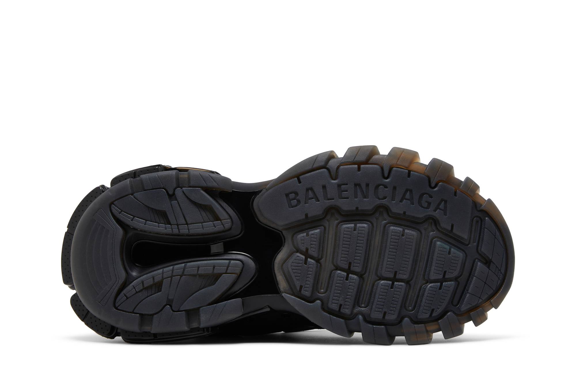 Shop 巴黎世家 Track 运动鞋 '透明鞋底 - 黑色' 647742W3BM21000