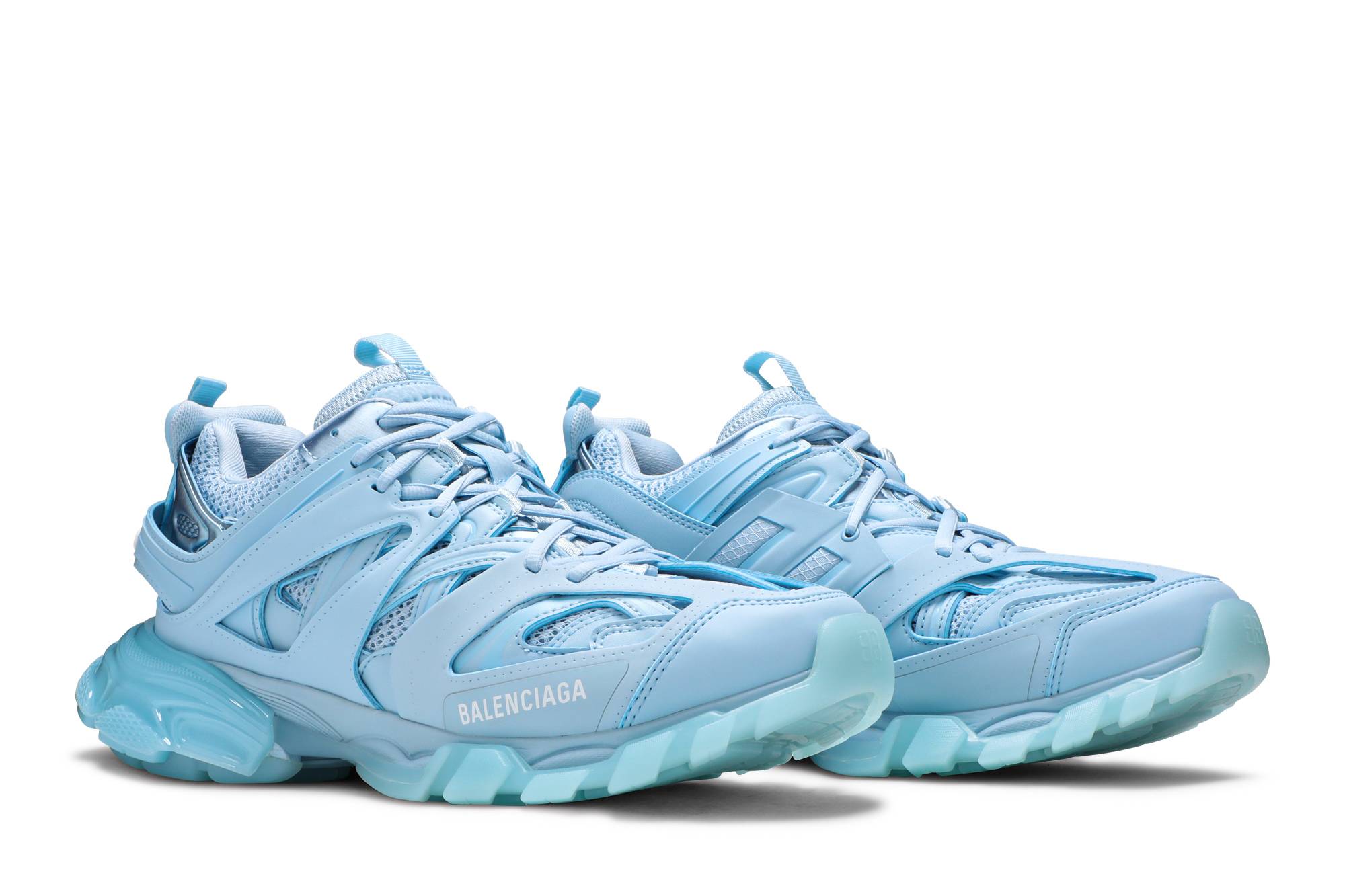 Balenciaga Track Sneaker 'Clear Sole - Light Blue' 圖 8