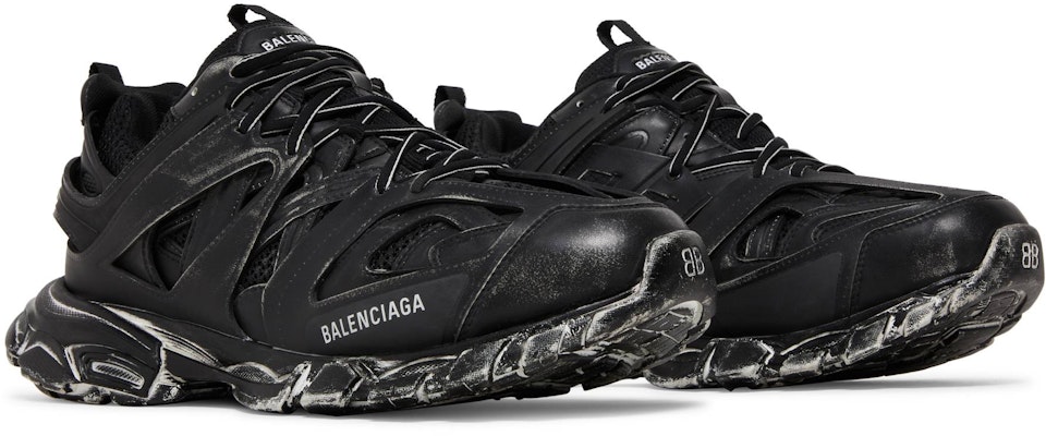 巴黎世家 Track 运动鞋 '褪色黑' 542023-W3CN2-1000 Cheap 巴黎世家 Track 运动鞋 '褪色黑' 542023-W3CN2-1000