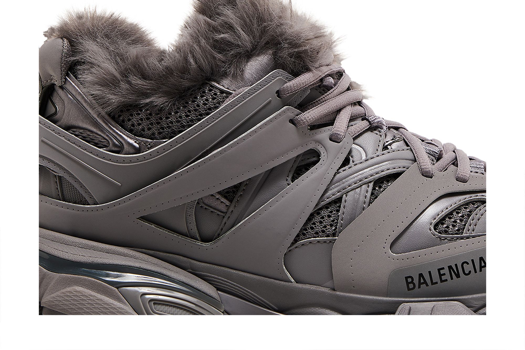 Order Balenciaga巴黎世家 布料 時尚綁帶圓頭 低幫 老爹鞋 男款 灰色