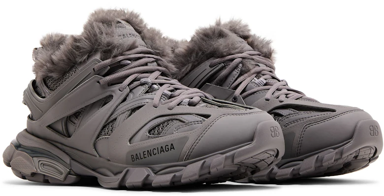 Balenciaga巴黎世家 布料 時尚綁帶圓頭 低幫 老爹鞋 男款 灰色 Cheap Balenciaga巴黎世家 布料 時尚綁帶圓頭 低幫 老爹鞋 男款 灰色