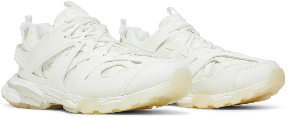 巴黎世家 Track.2 夜光 时尚百搭 透氣休閒老爹鞋 米白 Cheap 巴黎世家 Track.2 夜光 时尚百搭 透氣休閒老爹鞋 米白