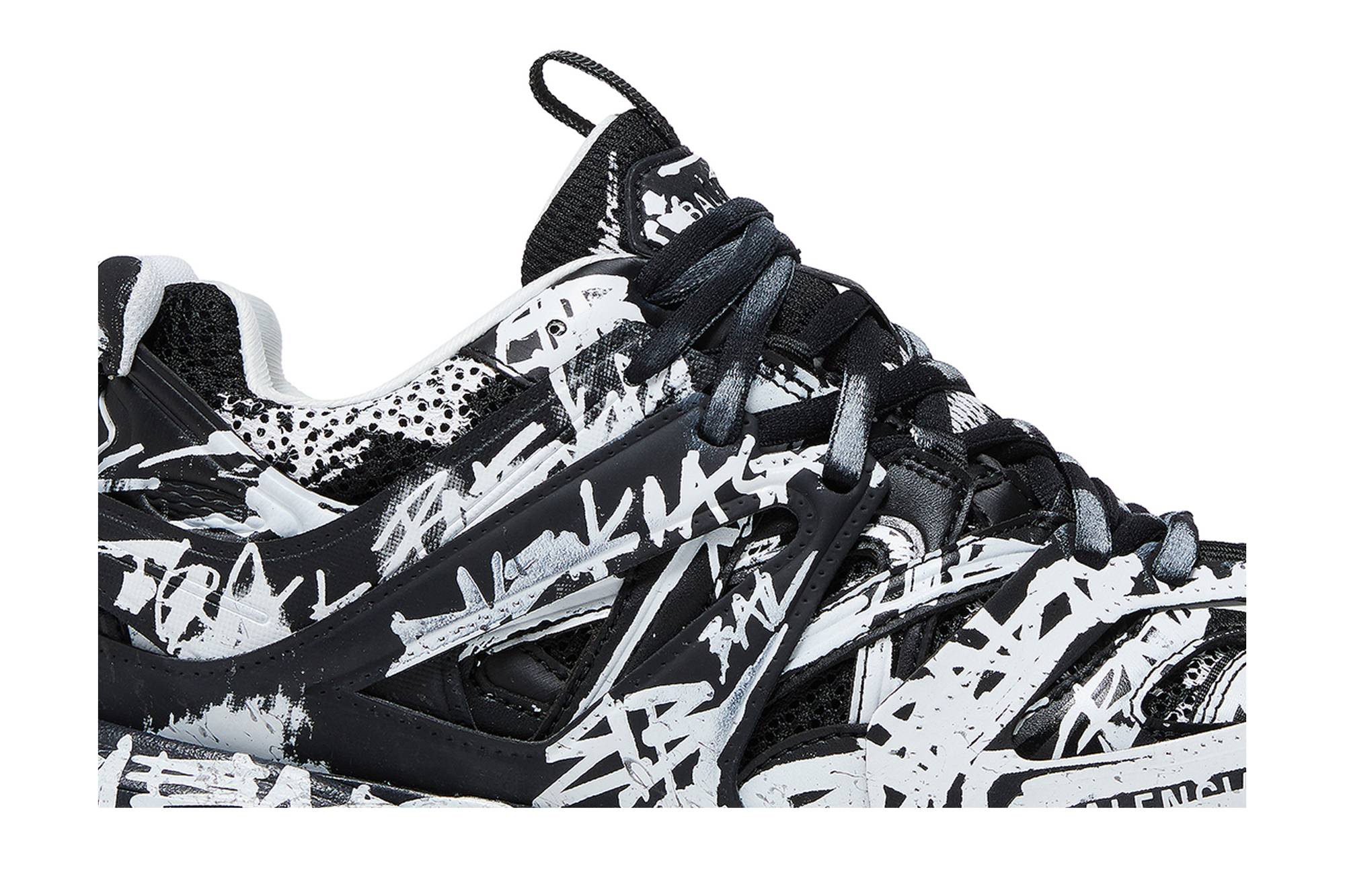 Order 巴黎世家 Track 運動鞋 '塗鴉系列 - 黑白色' 542023-W3RRA-1090