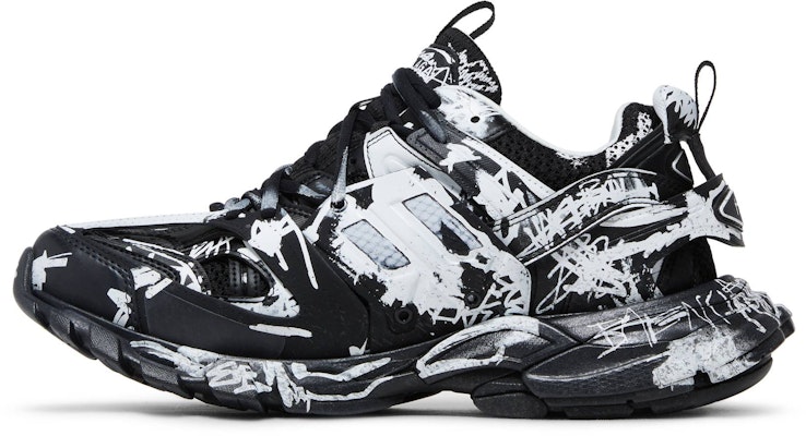 巴黎世家 Track 運動鞋 '塗鴉系列 - 黑白色' 542023-W3RRA-1090 Lookbook 巴黎世家 Track 運動鞋 '塗鴉系列 - 黑白色' 542023-W3RRA-1090