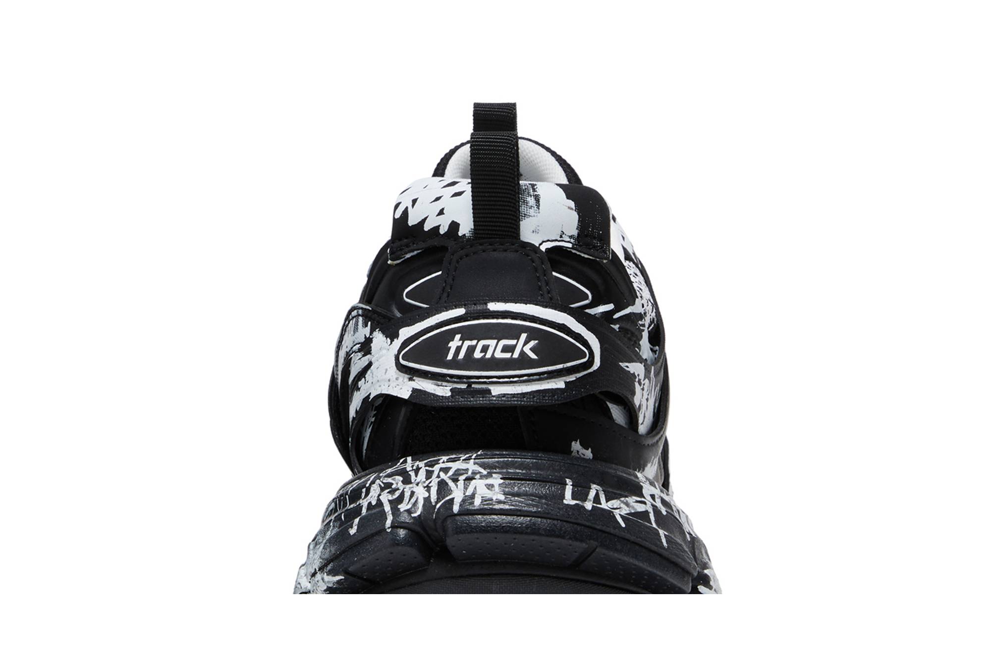 Sizing 巴黎世家 Track 運動鞋 '塗鴉系列 - 黑白色' 542023-W3RRA-1090