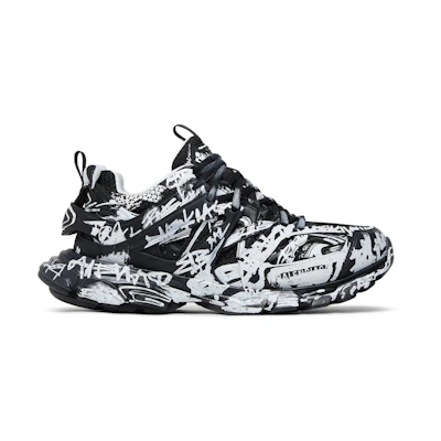 Balenciaga Track Sneaker 'Graffiti - Black White'
