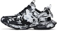 Lookbook Balenciaga Track Sneaker 'Graffiti - Hitam Putih' 542023W3RRA1090
