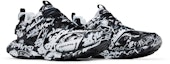 Cheap Balenciaga Track Sneaker 'Graffiti - Hitam Putih' 542023W3RRA1090
