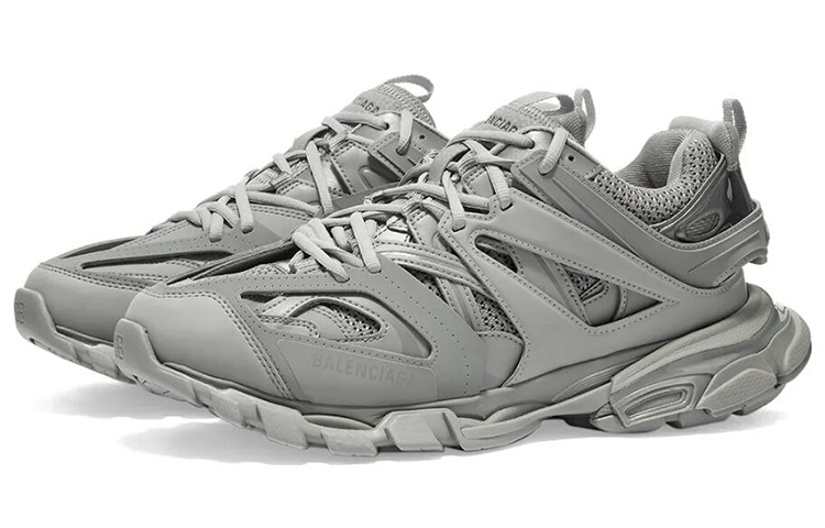 Lookbook 巴黎世家 Track 1.0 潮流戶外 低筒 老爹鞋 男款 灰