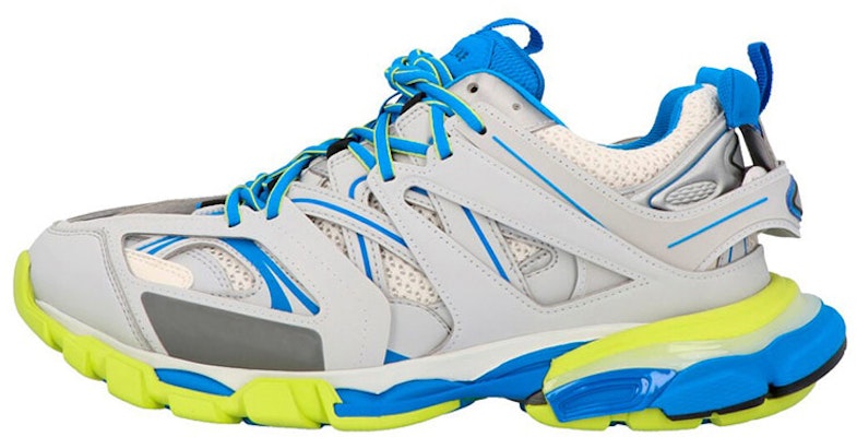 巴黎世家 Track 1.0 網布 系帶圓頭時尚 防滑 低幫 老爹鞋 男款 灰藍 Buy 巴黎世家 Track 1.0 網布 系帶圓頭時尚 防滑 低幫 老爹鞋 男款 灰藍