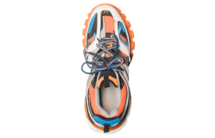 Shop Balenciaga Track Zapatillas 'Naranja Gris' 542023-W1GB1-7580
