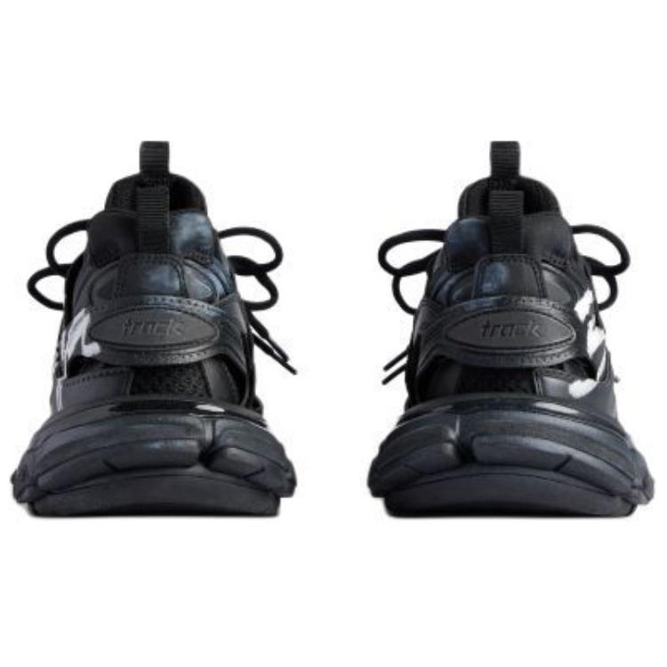 Balenciaga Track Sneaker 'Signature - Black White' 圖 7