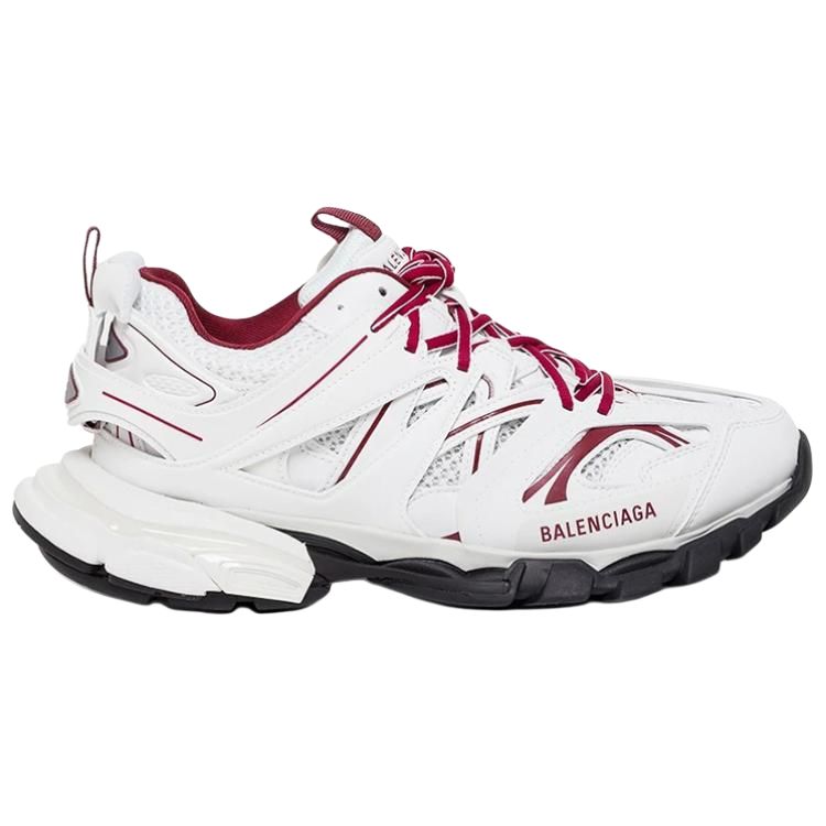 Balenciaga Track Sneaker 'White Burgundy' 圖 2