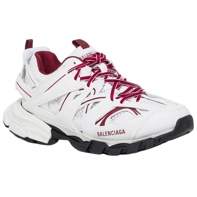 Balenciaga Track Sneaker 'White Burgundy' 圖 3