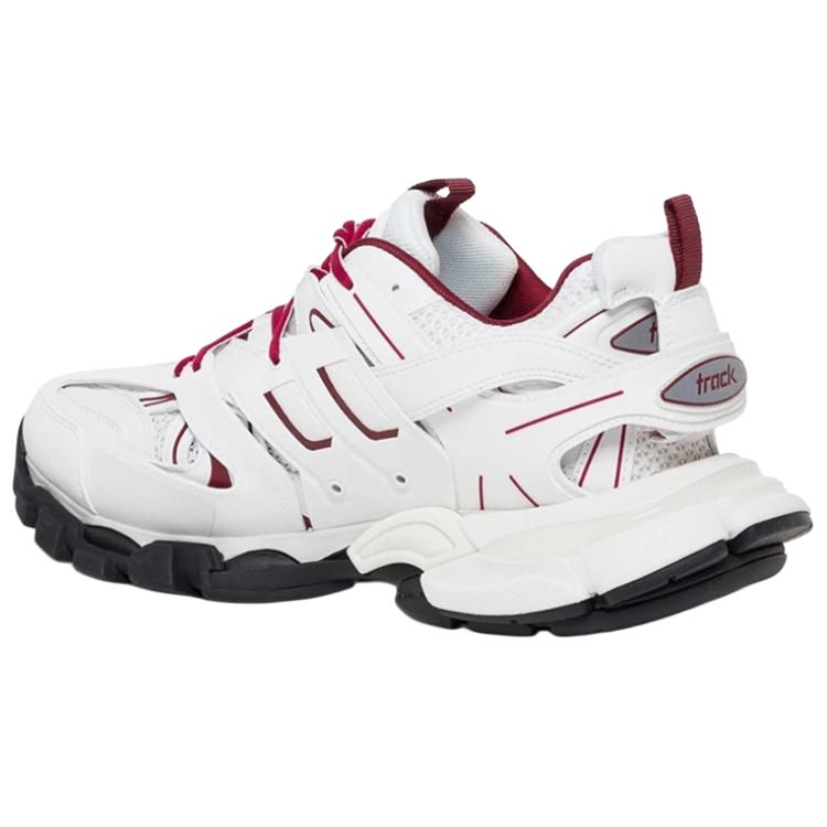 Balenciaga Track Sneaker 'White Burgundy' 圖 4