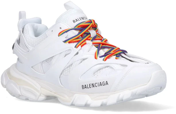 Balenciaga巴黎世家 Track 1.0 徽標印花 低幫 老爹鞋 男款 白色 Shop Balenciaga巴黎世家 Track 1.0 徽標印花 低幫 老爹鞋 男款 白色