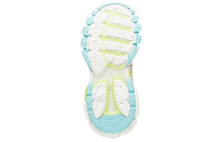 Shop Balenciaga Track Zapatillas 'Blanco Amarillo Neón' 542023W3AC69704