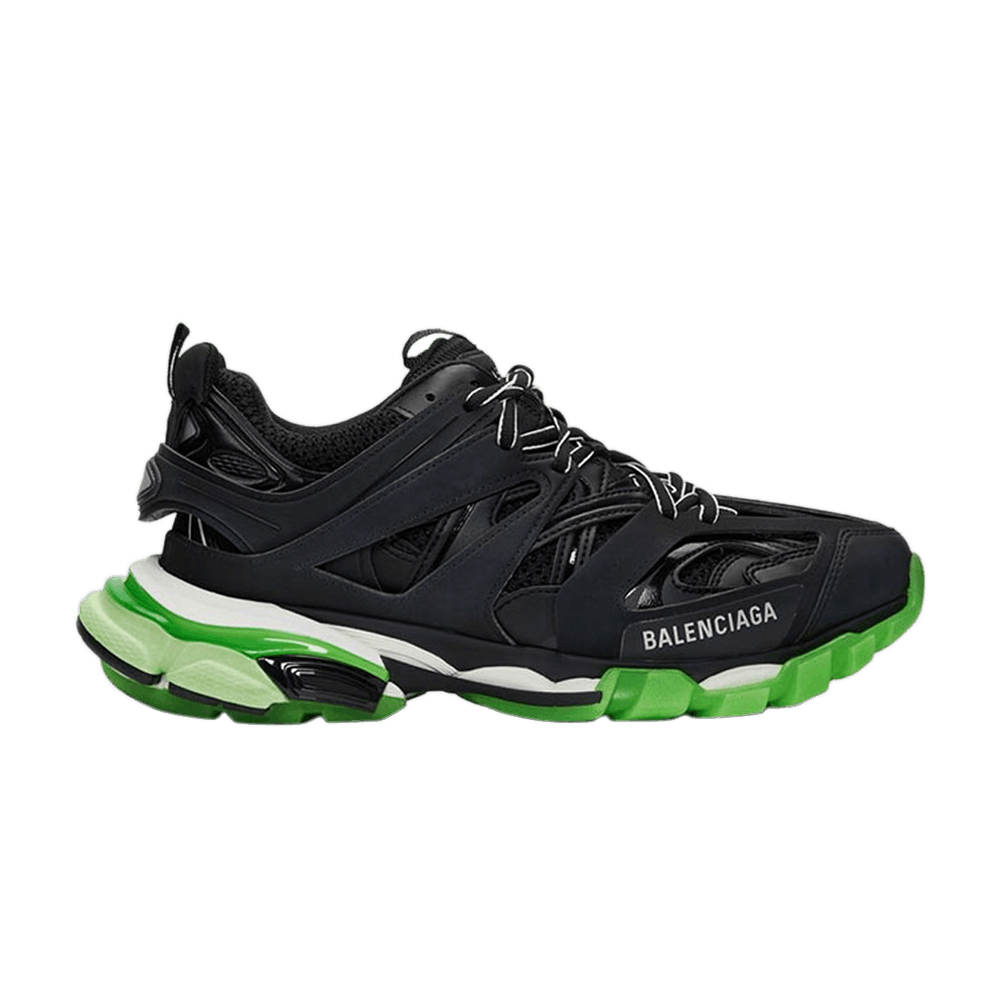 Buy Balenciaga Track Trainer 'Hitam Hijau Glow' 192342M237004