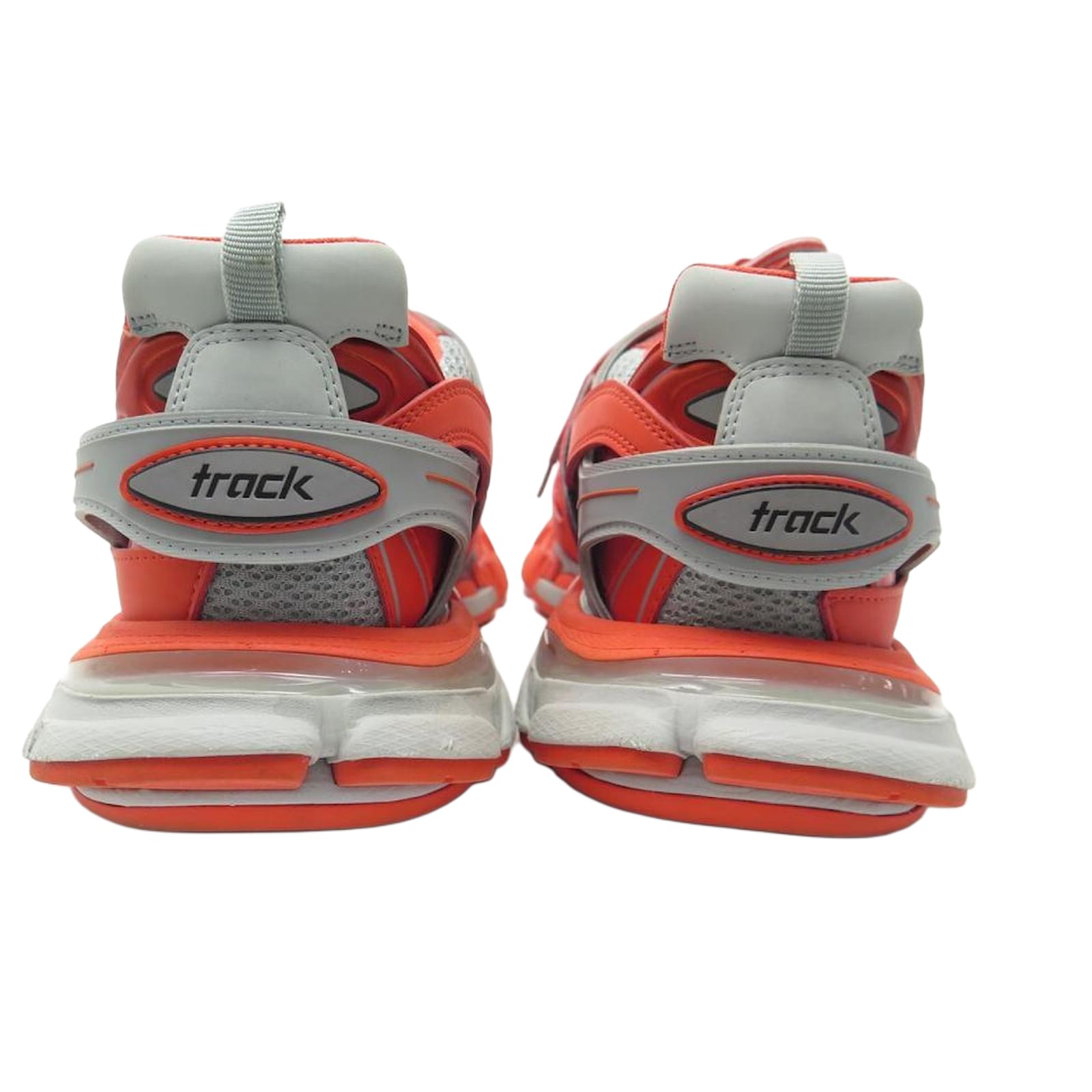 Shop バレンシアガ Track トレーナー オレンジ/グレー 542023 W1GB8 7583