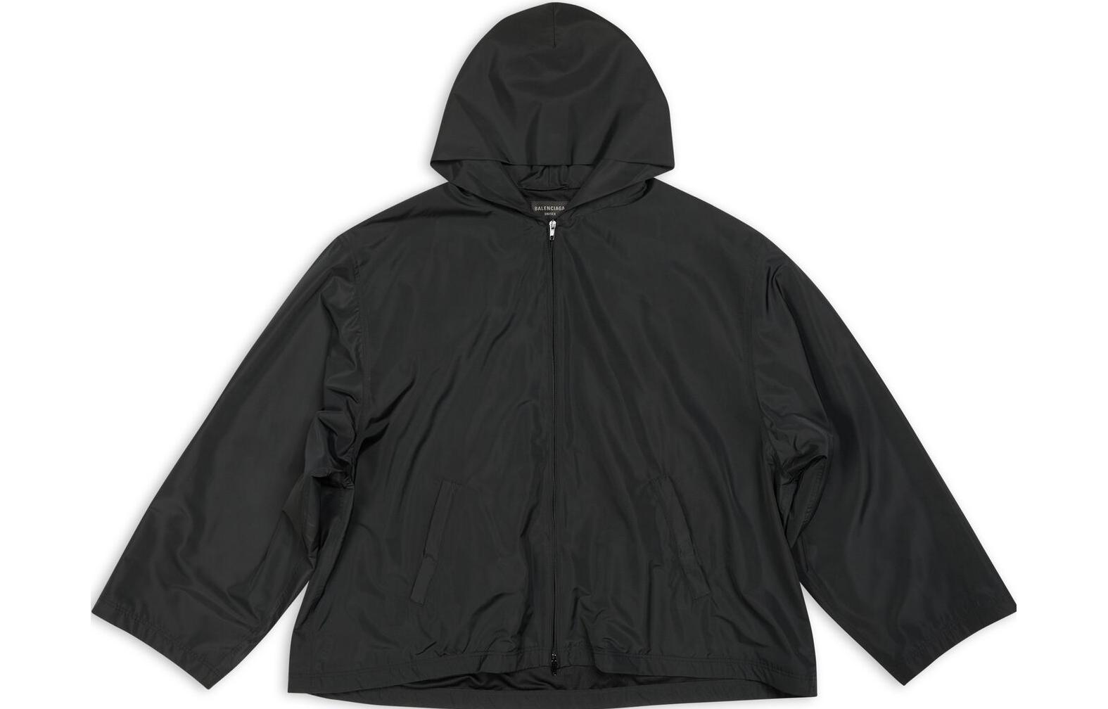 Balenciaga Tracksuit FW22 Logo Print Hooded Jacket Unisex Black. 725275TYD361000 圖 2